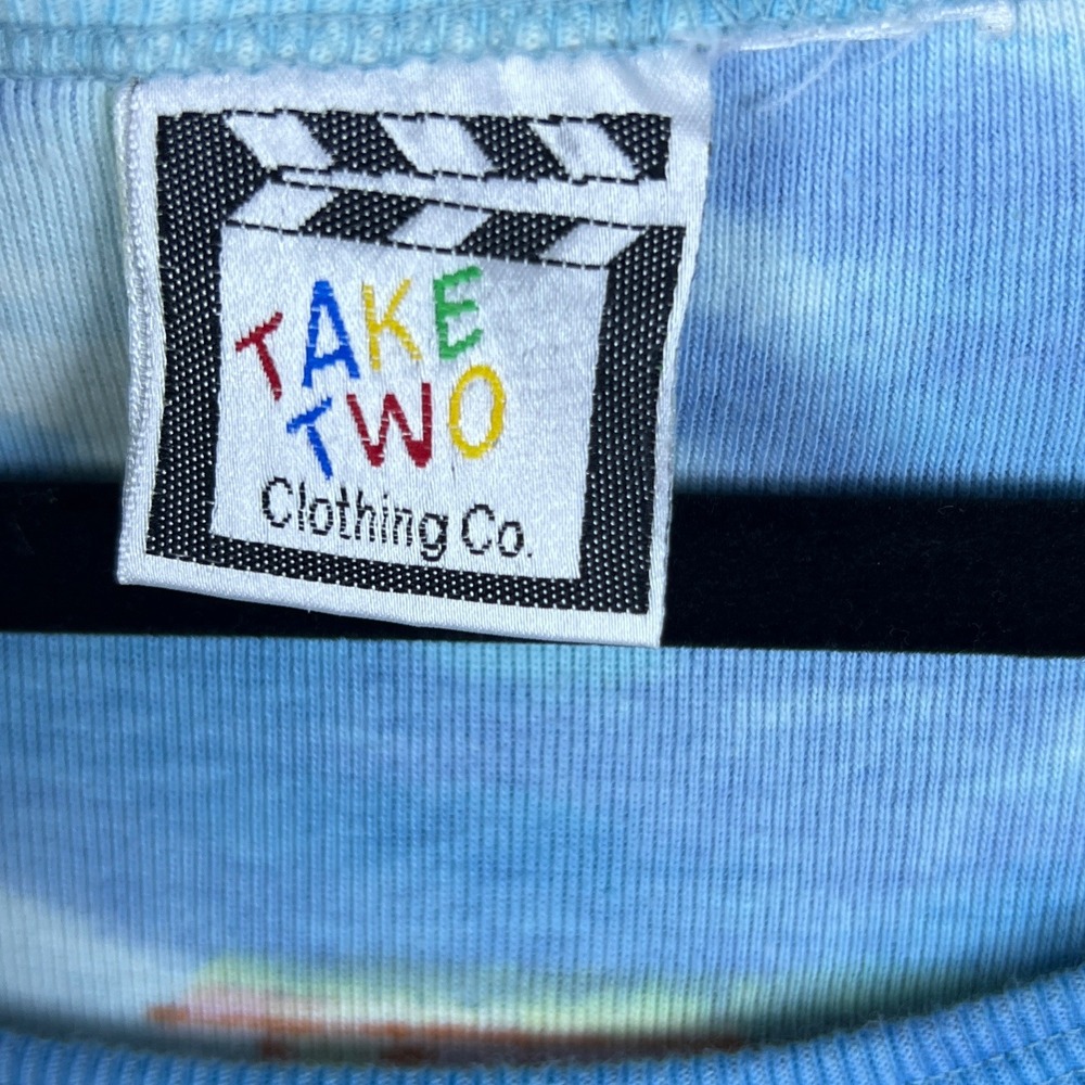 90s Take Two All Over Print Italian Village T Shirt Womens M Whimsigoth‎ - Picture 4 of 6